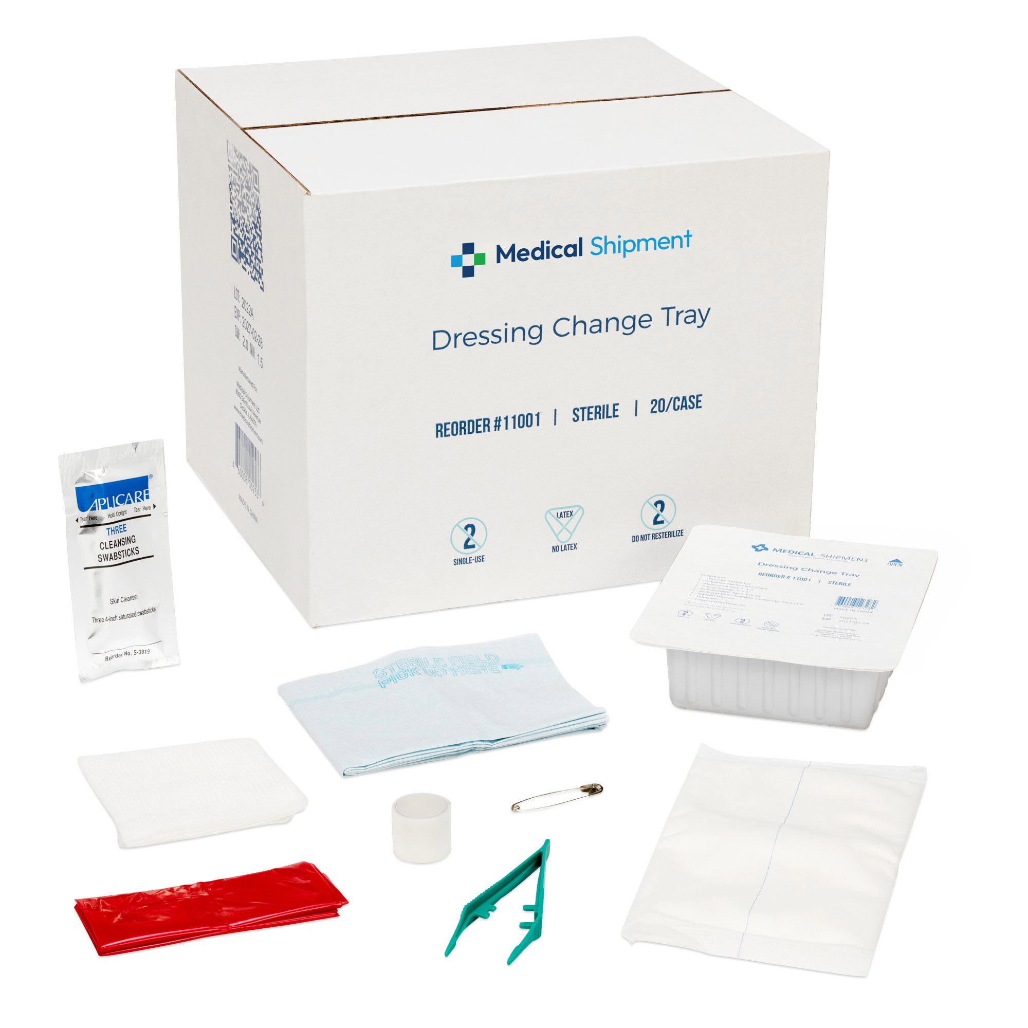 Dressing change tray